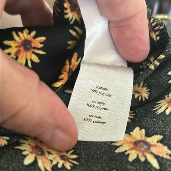 NEW WeWoreWhat cowl midi disty daisies Sundress size 6 - Picture 6 of 7